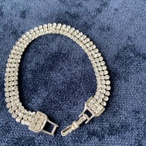 Swarovski crystal mesh bracelet
